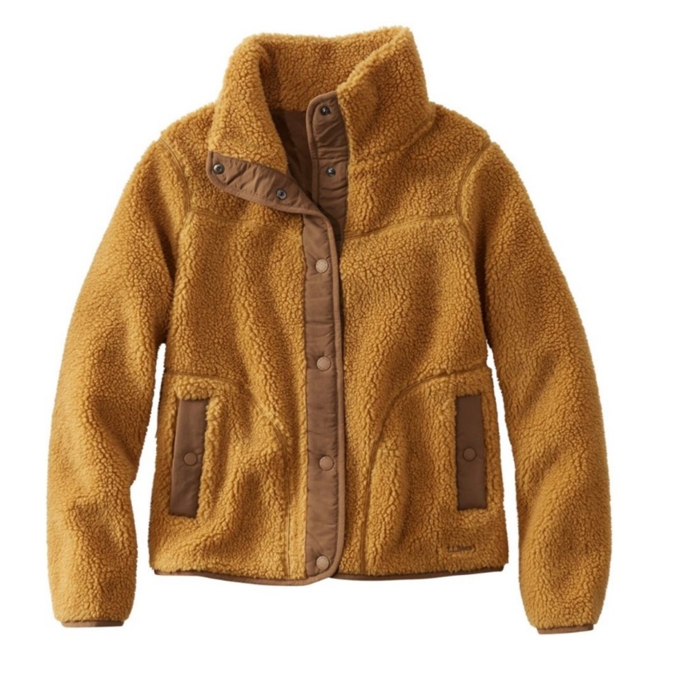 LL Bean Sherpa Fleece Jacket